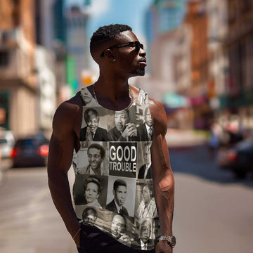 Good Trouble Men Tank Top Civil Rights Leaders DT02
