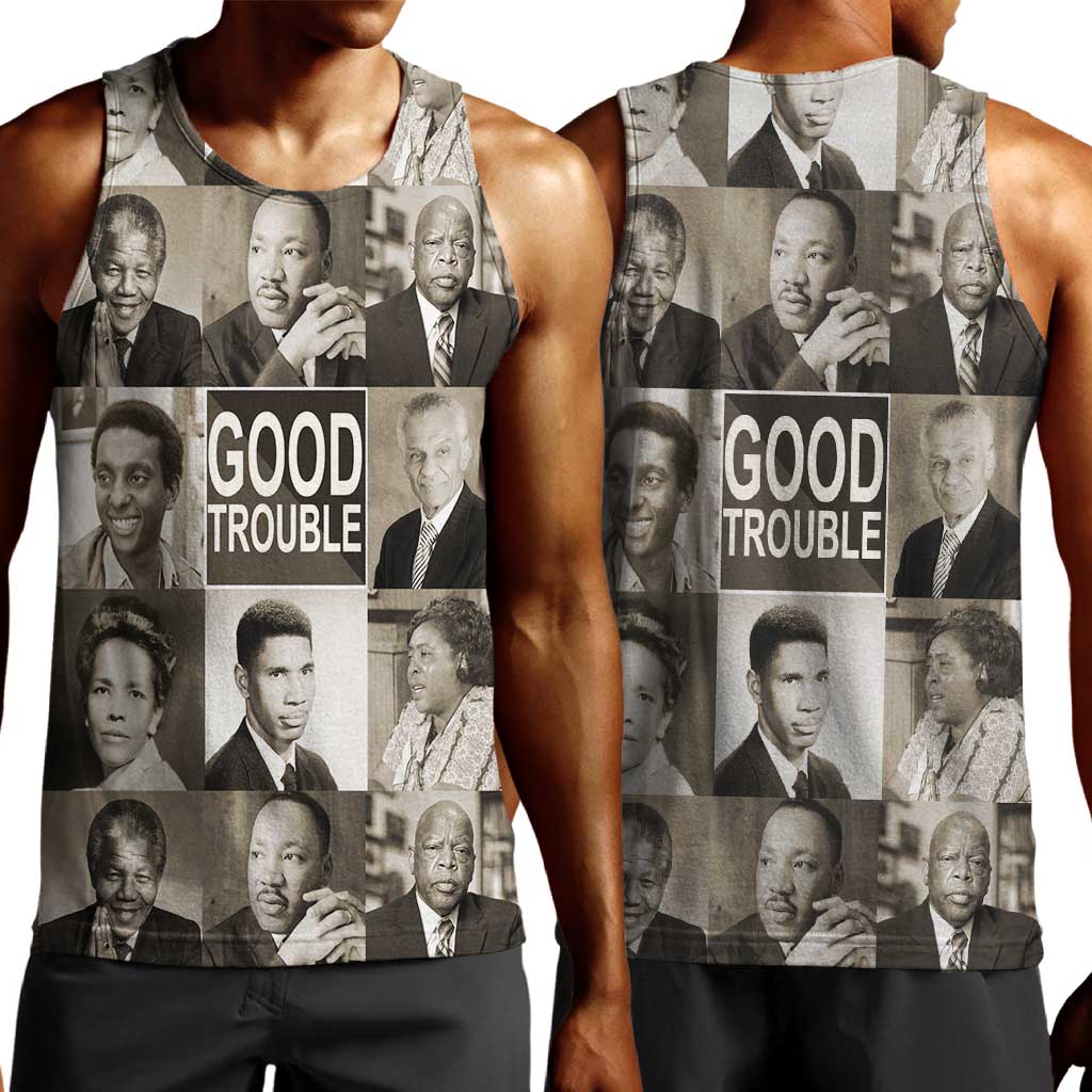 Good Trouble Men Tank Top Civil Rights Leaders DT02