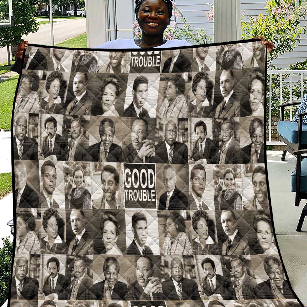 Good Trouble Quilt Civil Rights Leaders DT02