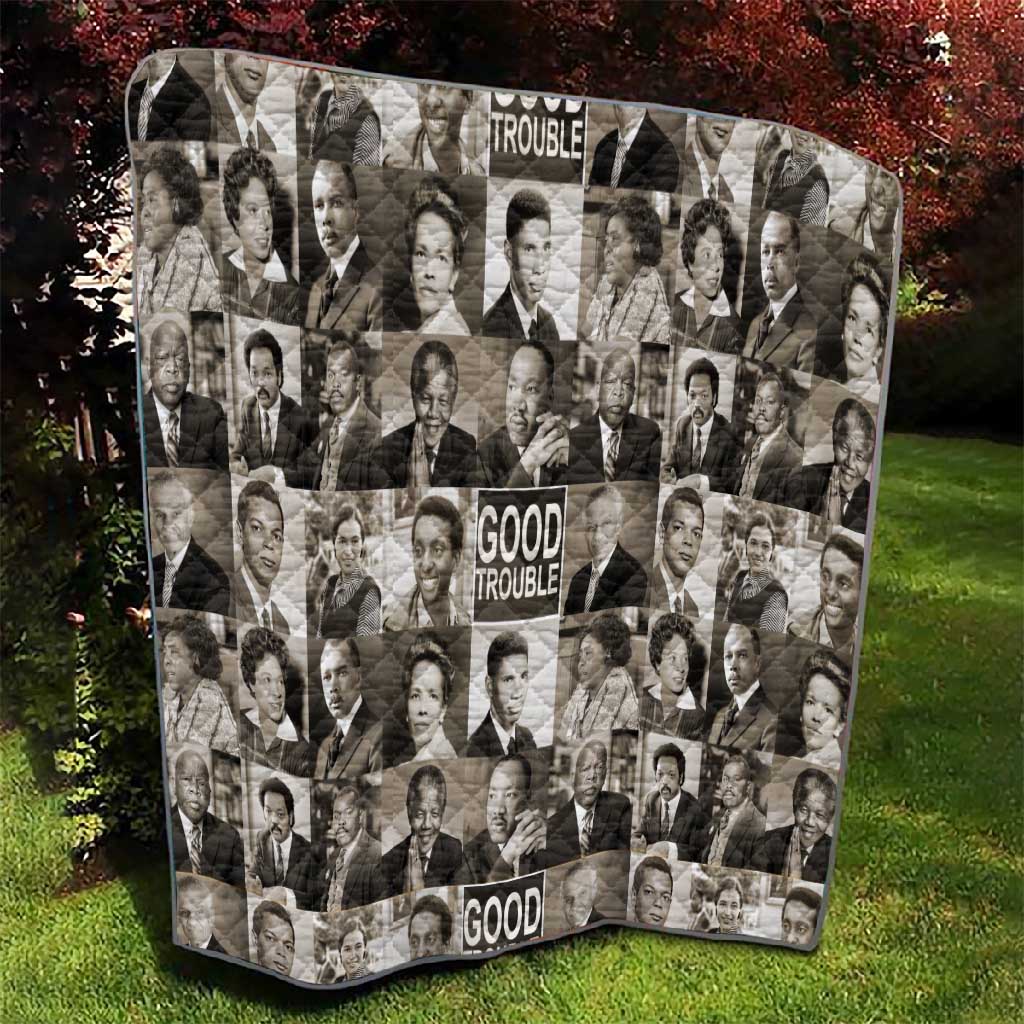 Good Trouble Quilt Civil Rights Leaders DT02