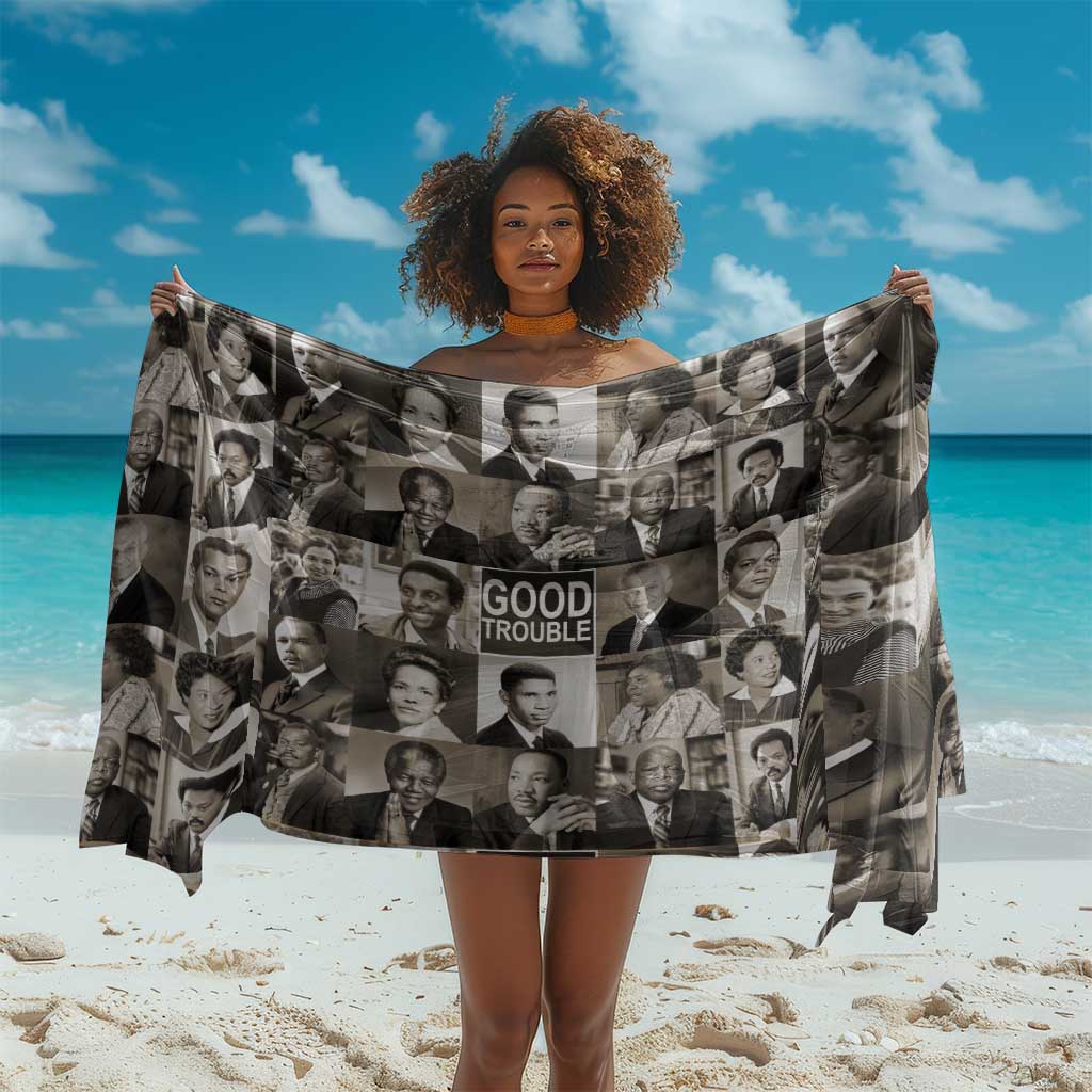 Good Trouble Sarong Civil Rights Leaders DT02