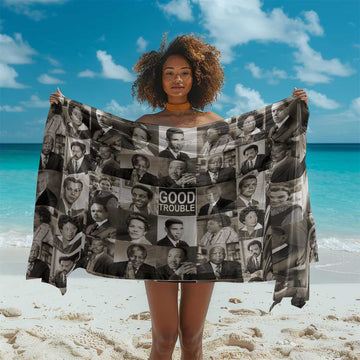 Good Trouble Sarong Civil Rights Leaders DT02