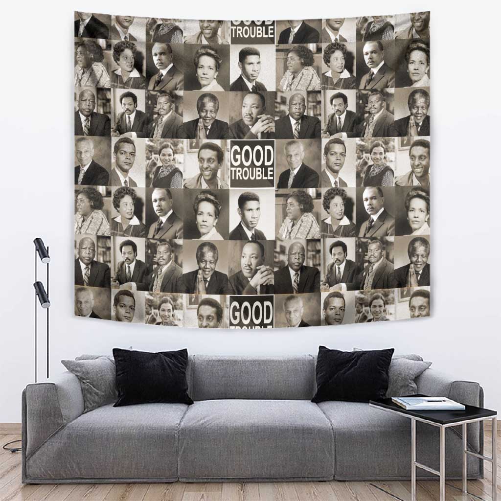 Good Trouble Tapestry Civil Rights Leaders DT02