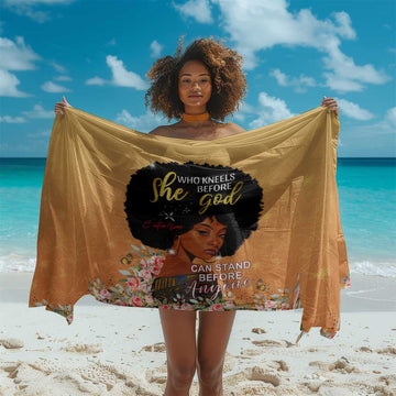 Personalized African Black Women Sarong She Who Kneels Before God DT02