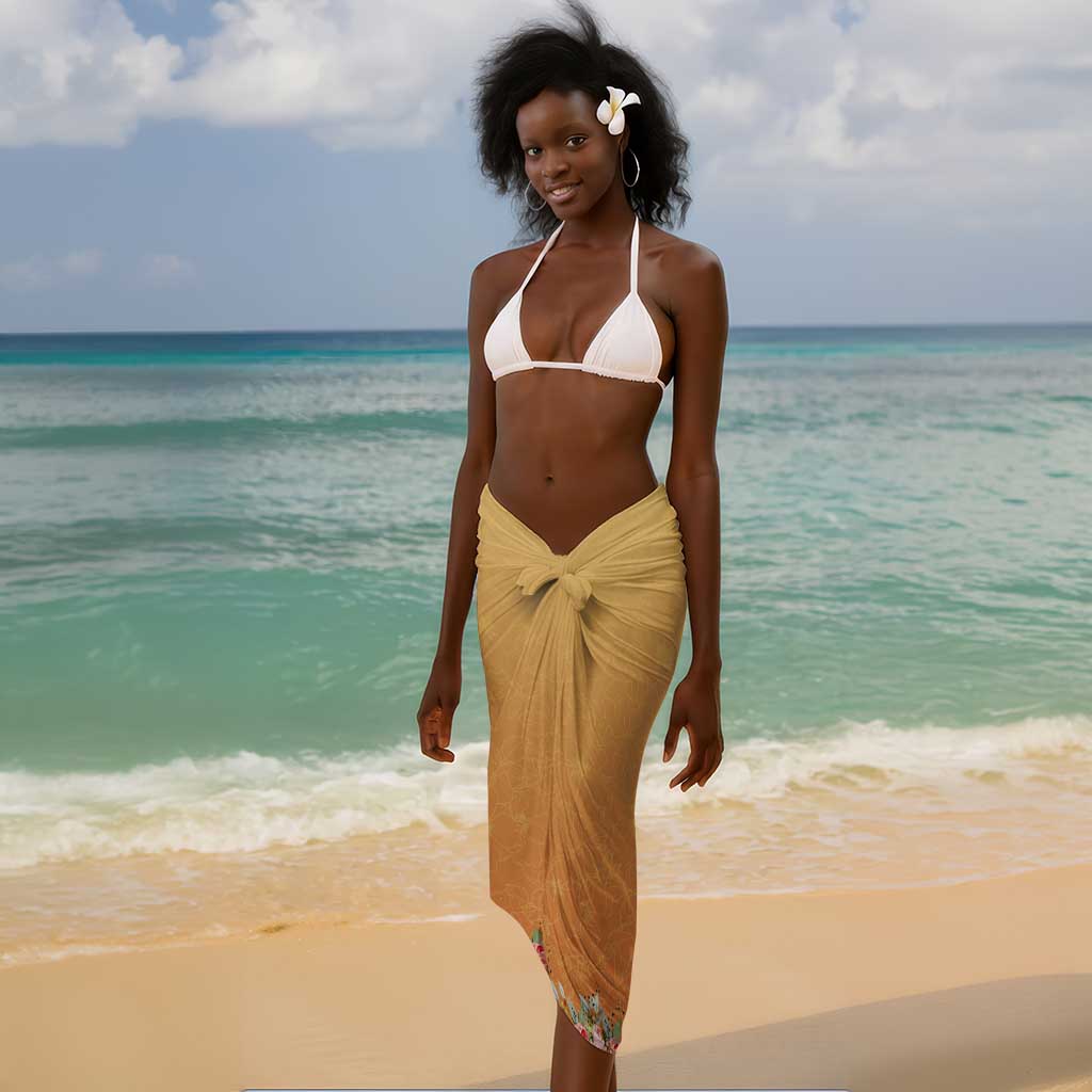 Personalized African Black Women Sarong She Who Kneels Before God DT02