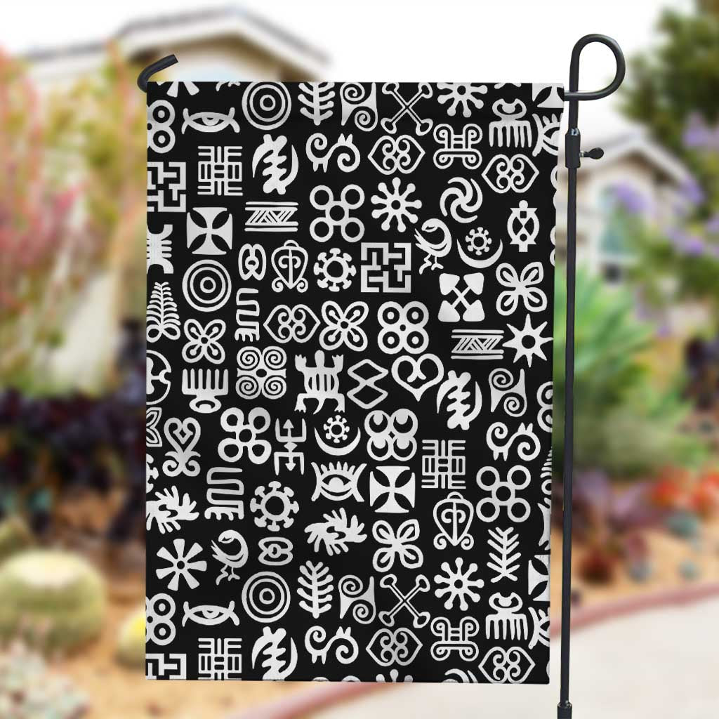 African Adinkra Garden Flag - Mixed Pattern Symbols DT02