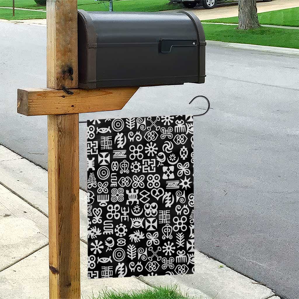 African Adinkra Garden Flag - Mixed Pattern Symbols DT02