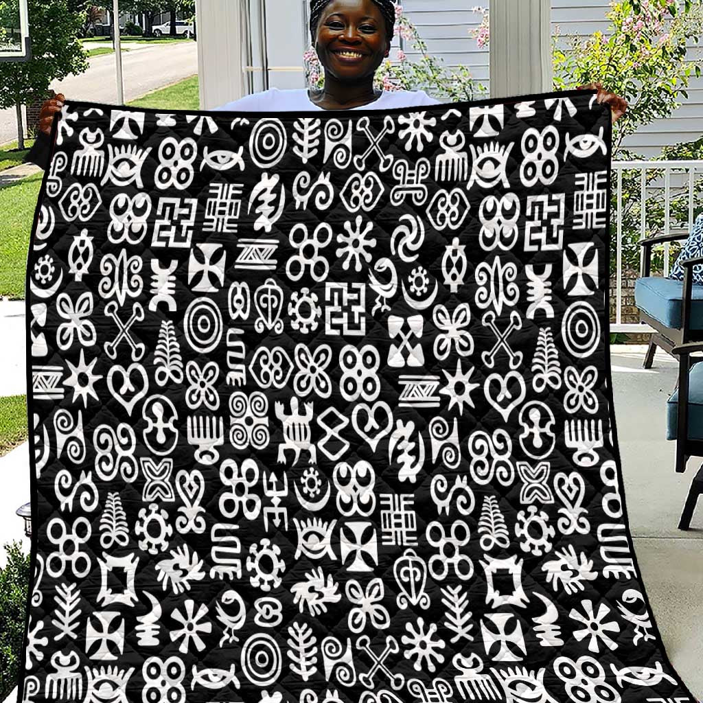 African Adinkra Quilt - Mixed Pattern Symbols DT02