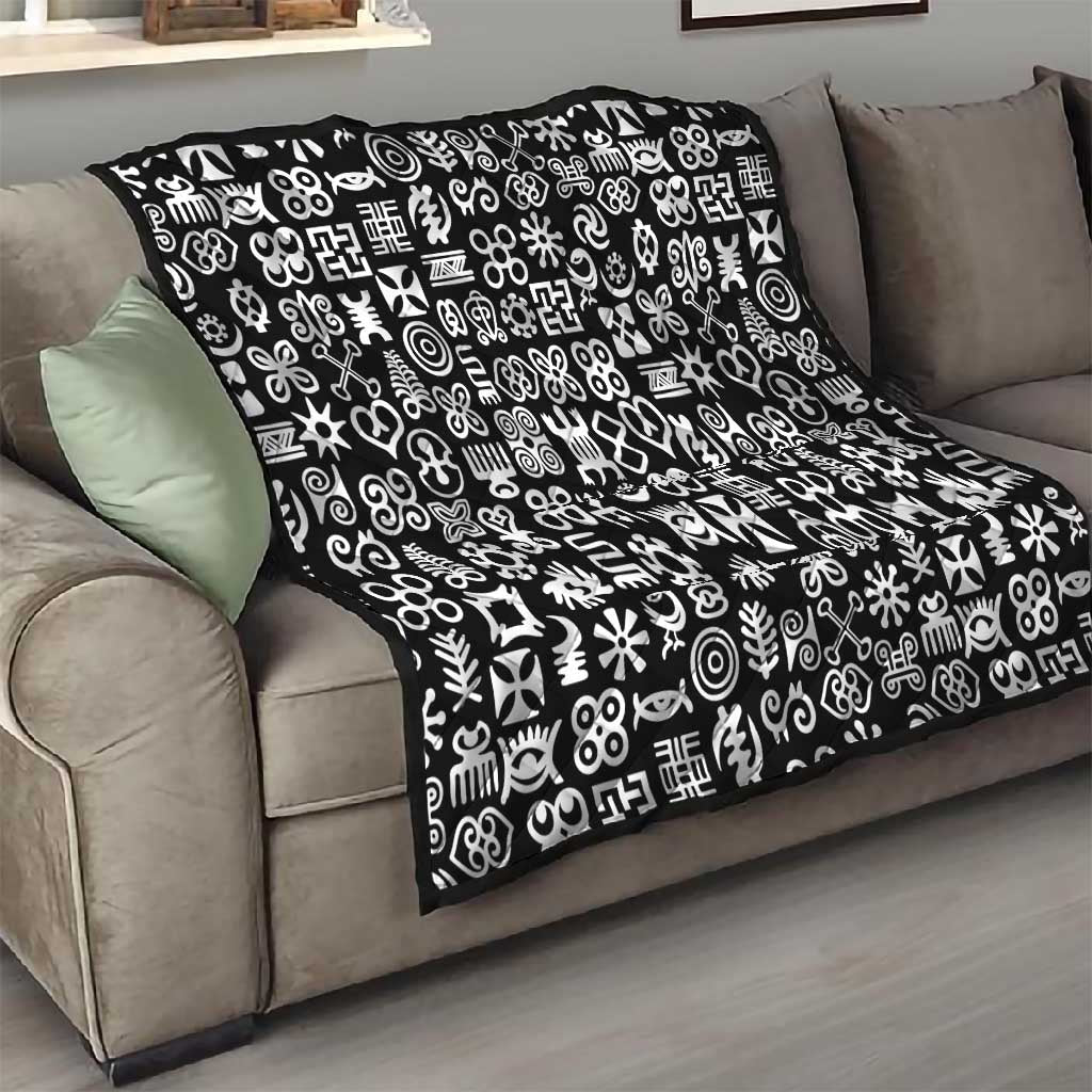 African Adinkra Quilt - Mixed Pattern Symbols DT02