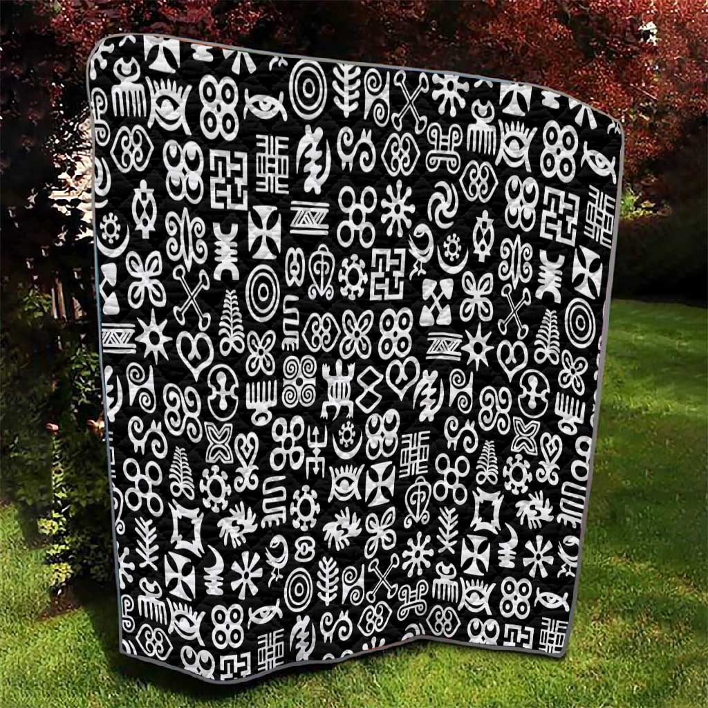 African Adinkra Quilt - Mixed Pattern Symbols DT02