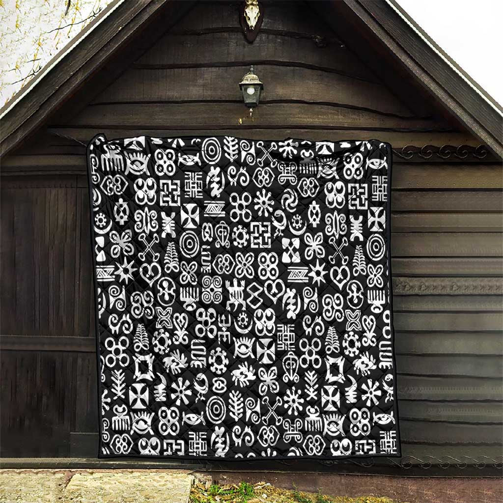 African Adinkra Quilt - Mixed Pattern Symbols DT02