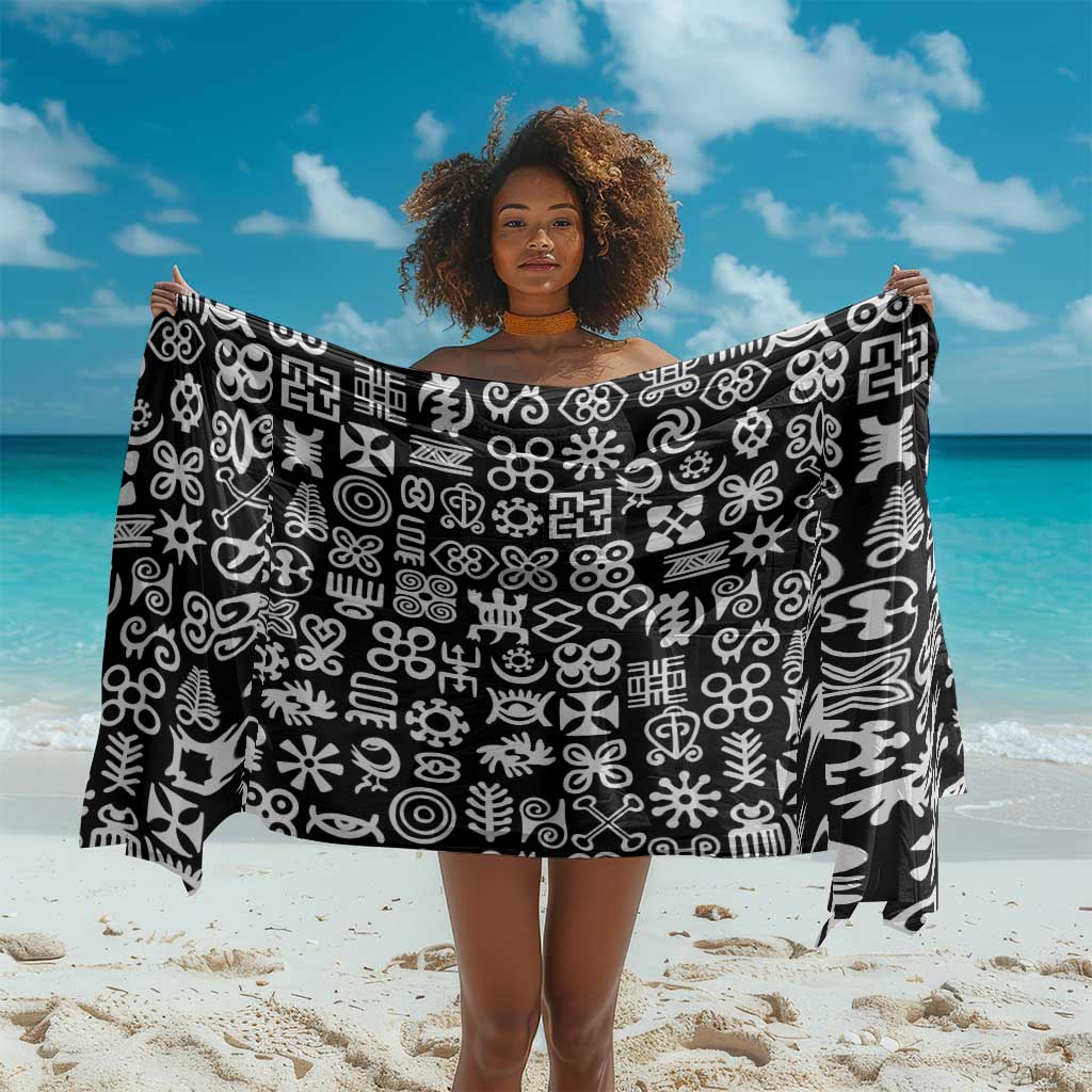 African Adinkra Sarong - Mixed Pattern Symbols DT02