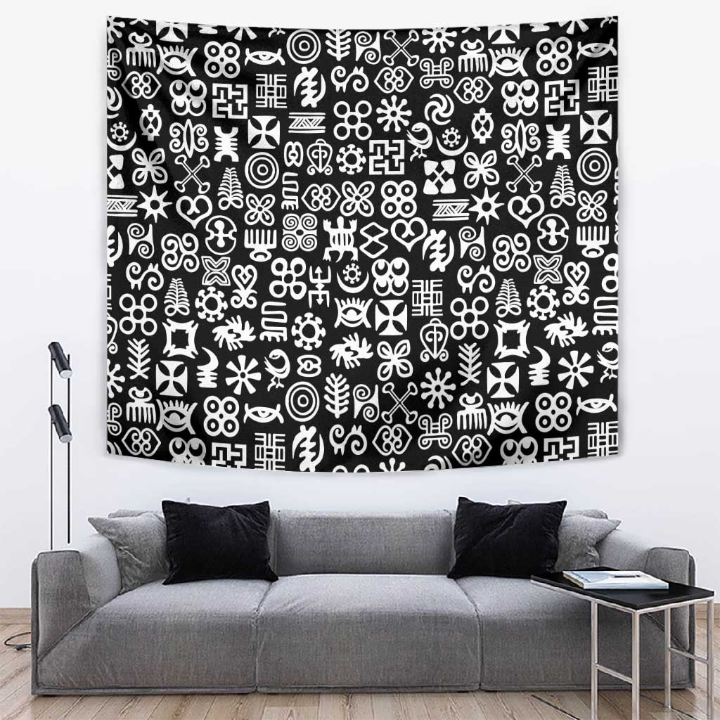 African Adinkra Tapestry - Mixed Pattern Symbols DT02