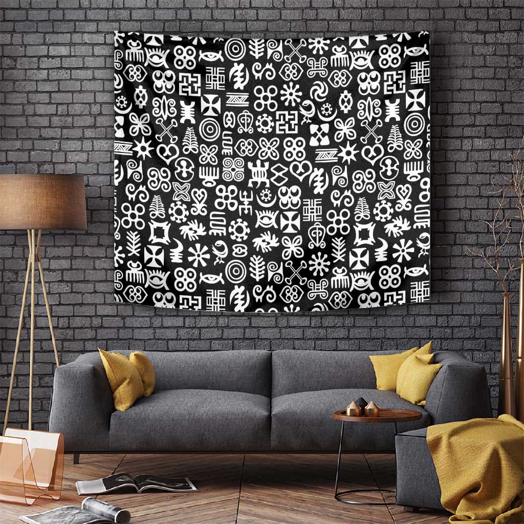 African Adinkra Tapestry - Mixed Pattern Symbols DT02