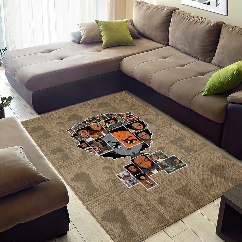 Honoring Huey Freeman - African American Area Rug DT02