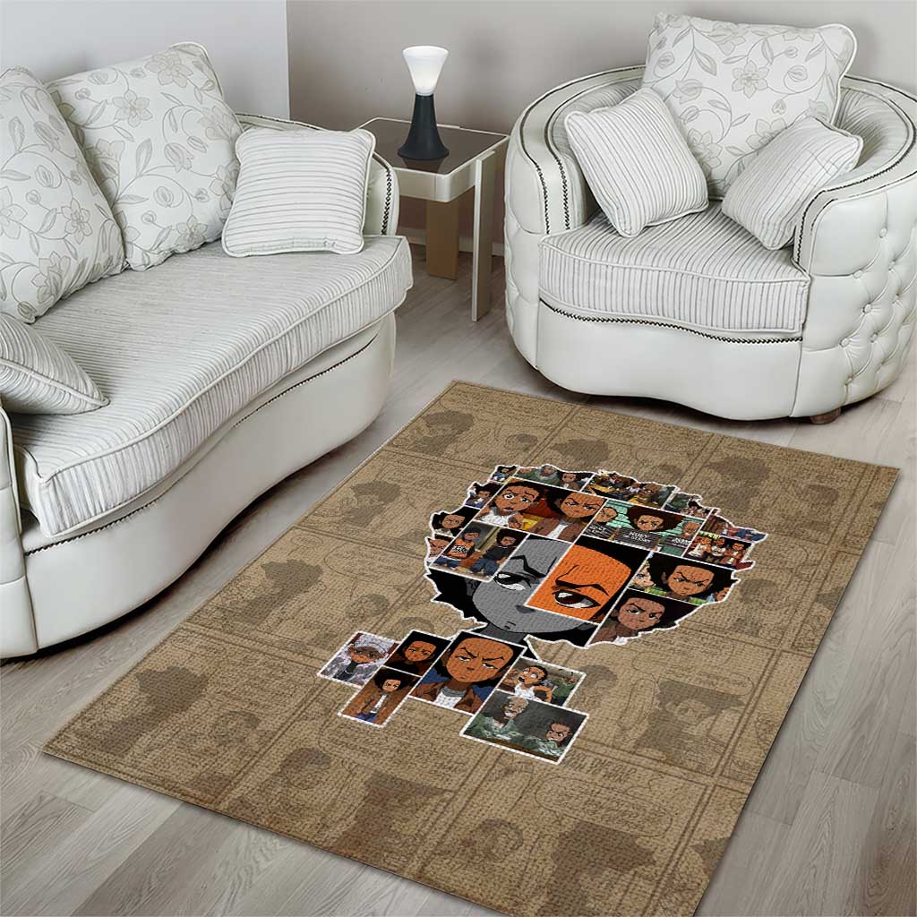 Honoring Huey Freeman - African American Area Rug DT02