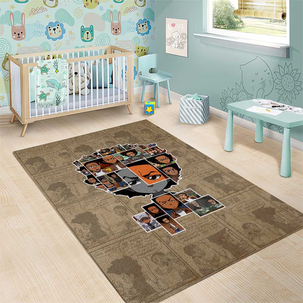 Honoring Huey Freeman - African American Area Rug DT02