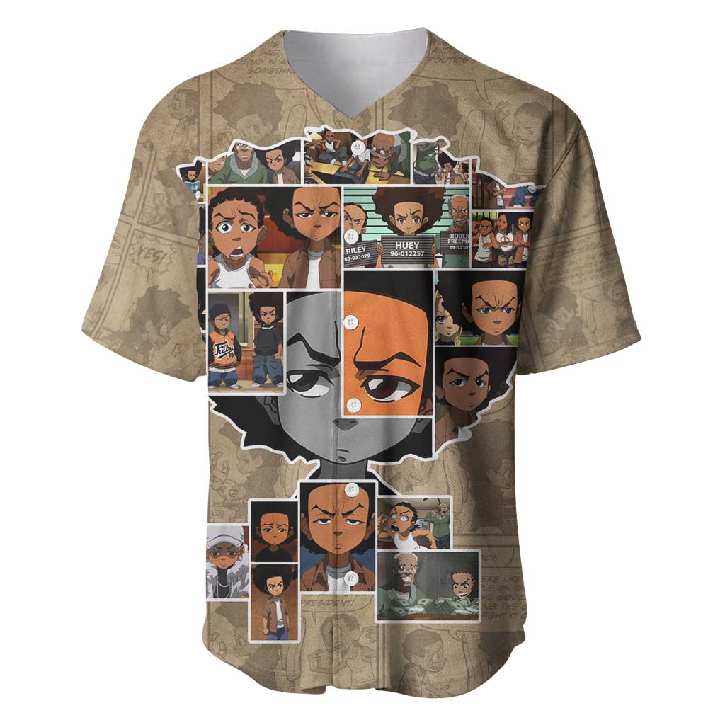Honoring Huey Freeman - African American Baseball Jersey DT02