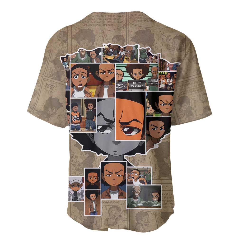 Honoring Huey Freeman - African American Baseball Jersey DT02