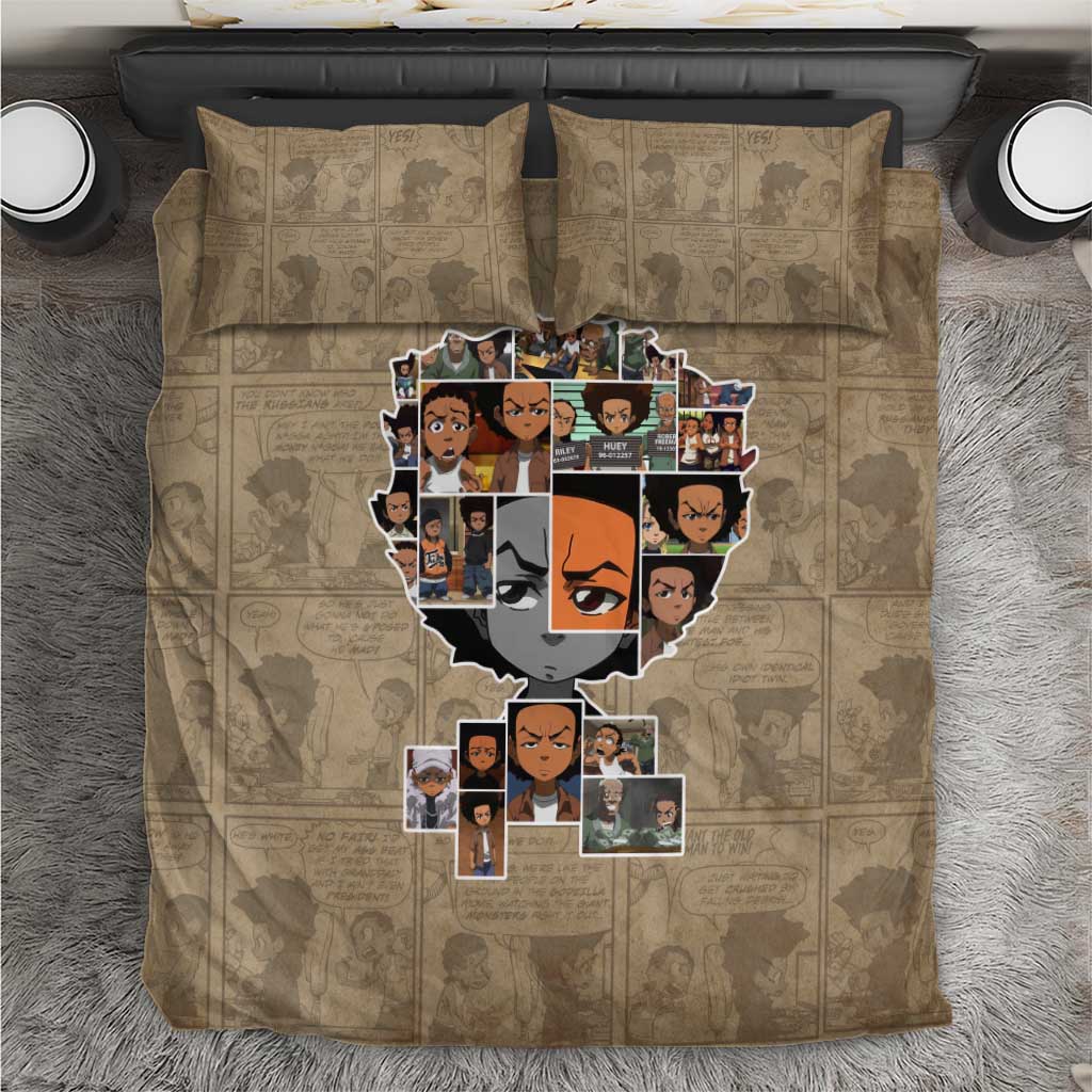 Honoring Huey Freeman - African American Bedding Set DT02