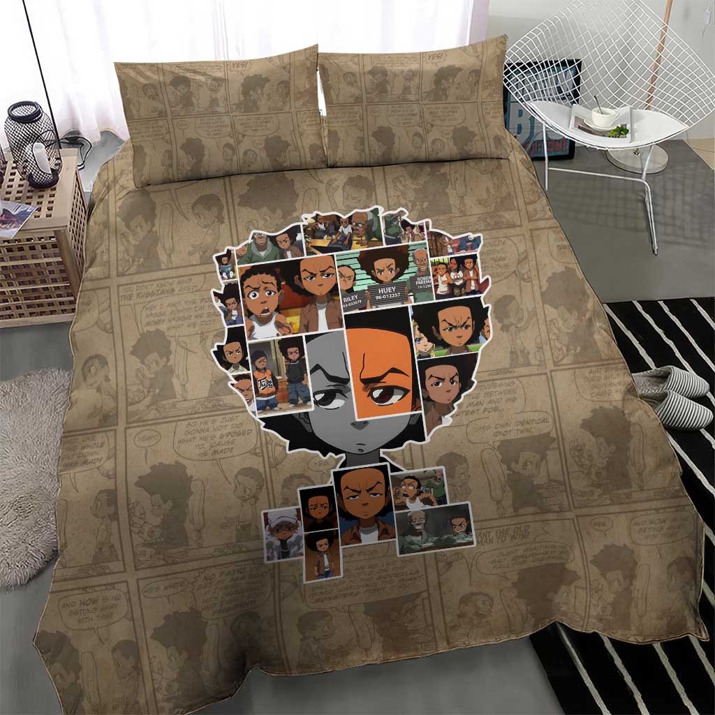 Honoring Huey Freeman - African American Bedding Set DT02