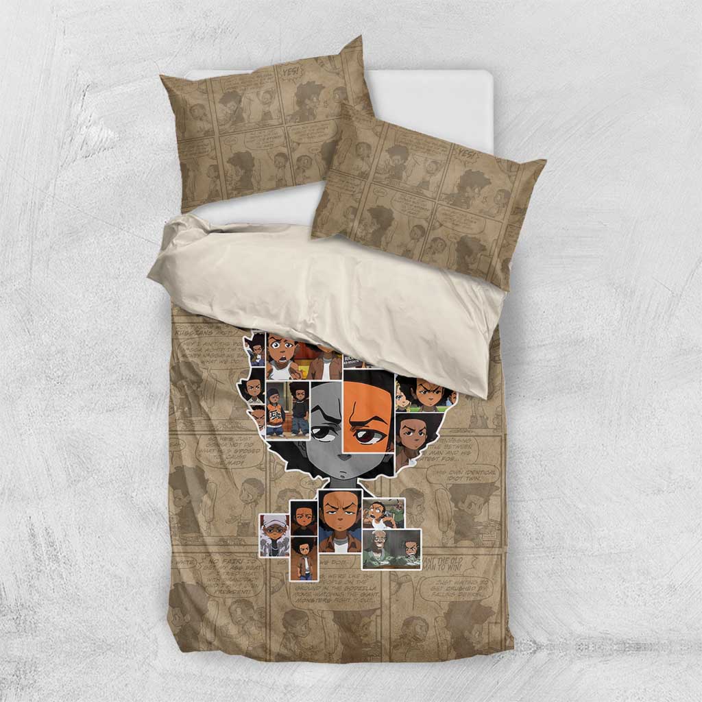 Honoring Huey Freeman - African American Bedding Set DT02