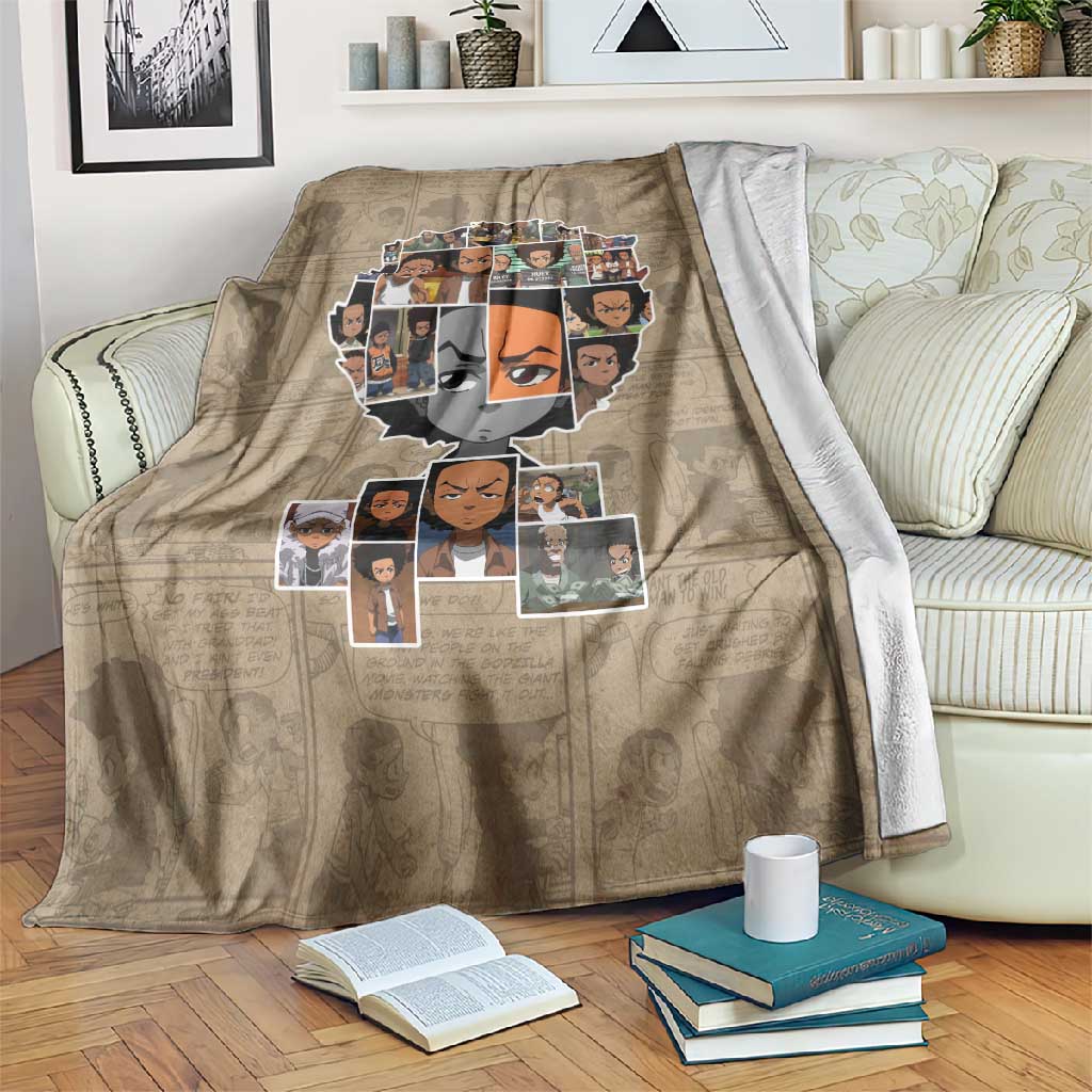 Honoring Huey Freeman - African American Blanket DT02