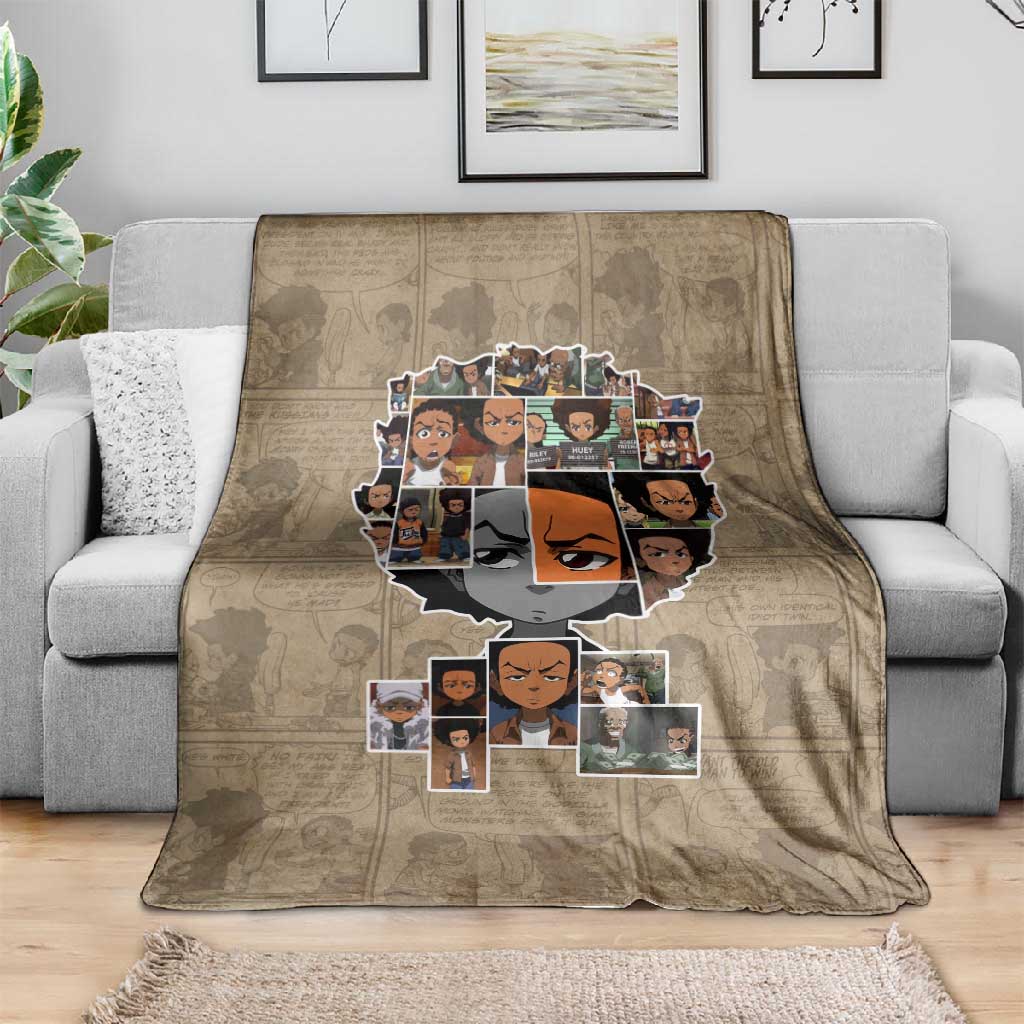 Honoring Huey Freeman - African American Blanket DT02