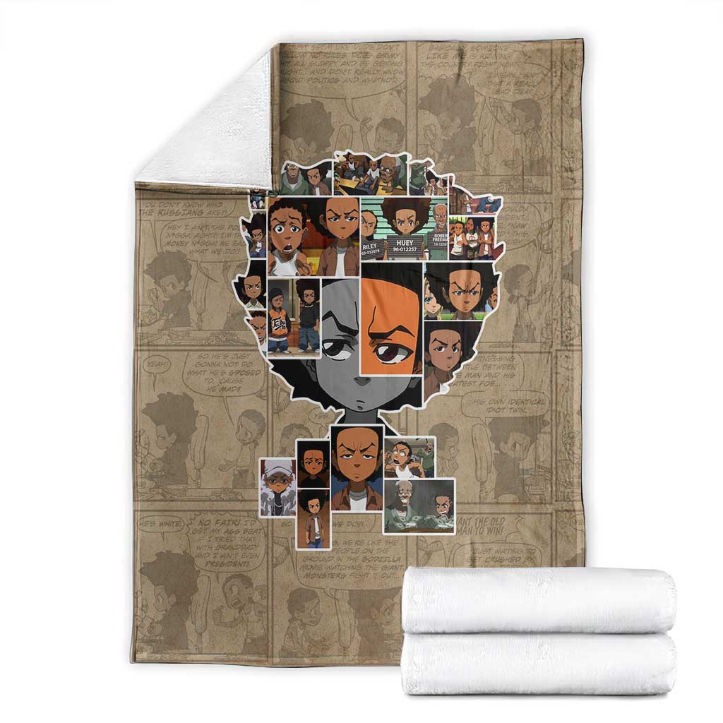 Honoring Huey Freeman - African American Blanket DT02