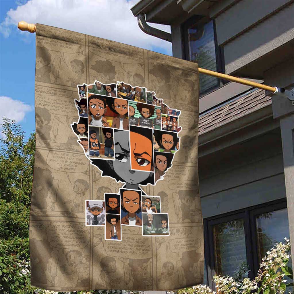 Honoring Huey Freeman - African American Garden Flag DT02