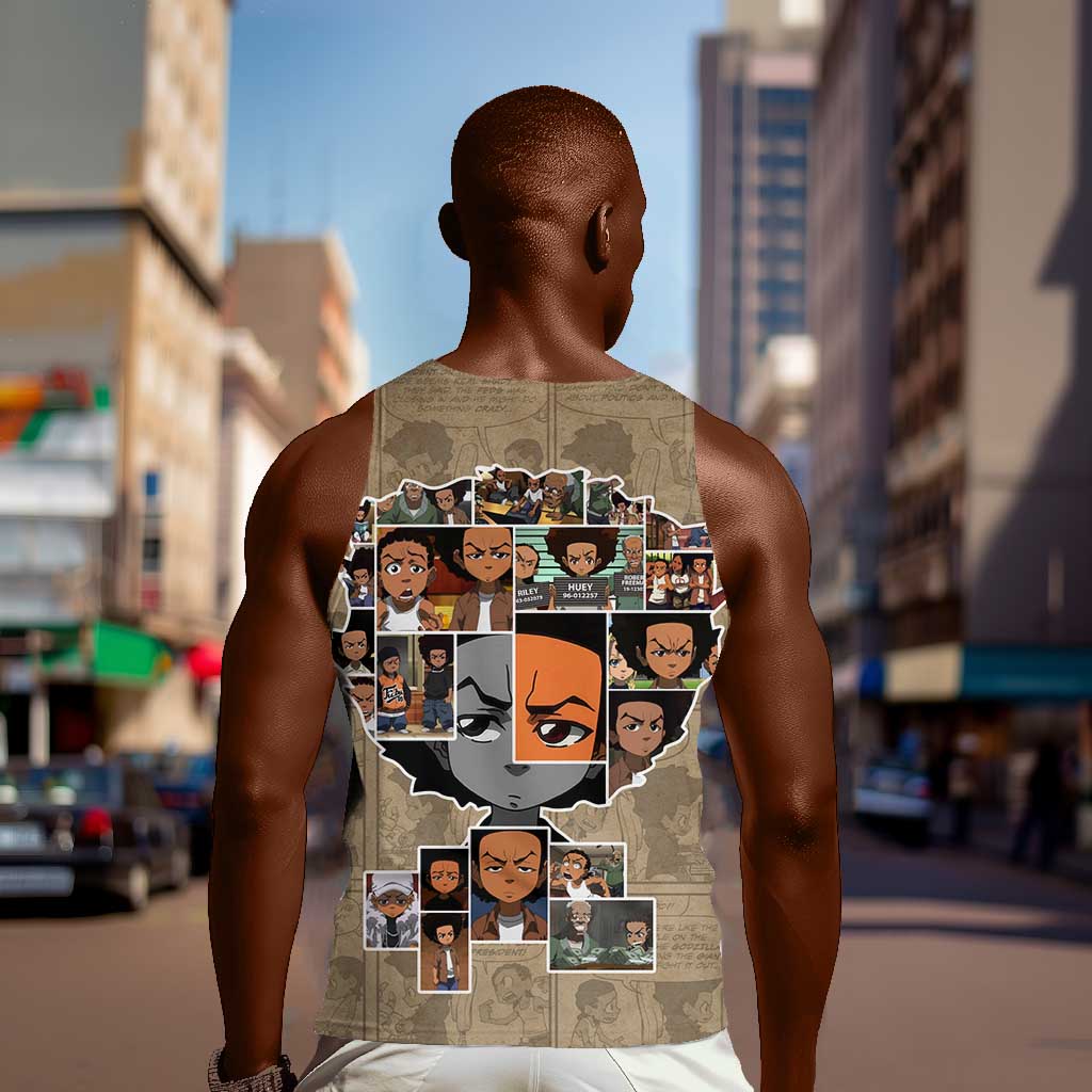 Honoring Huey Freeman - African American Men Tank Top DT02
