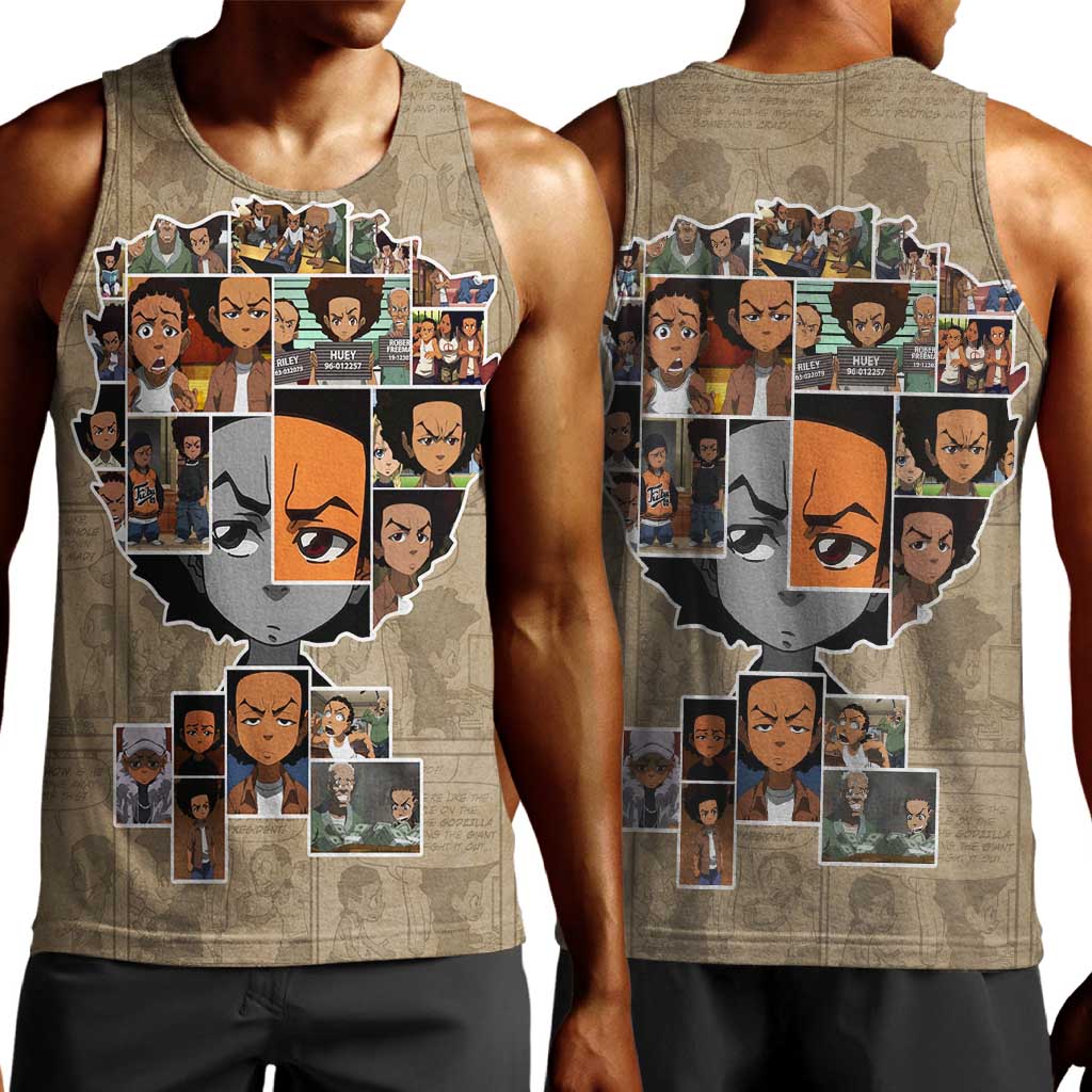 Honoring Huey Freeman - African American Men Tank Top DT02
