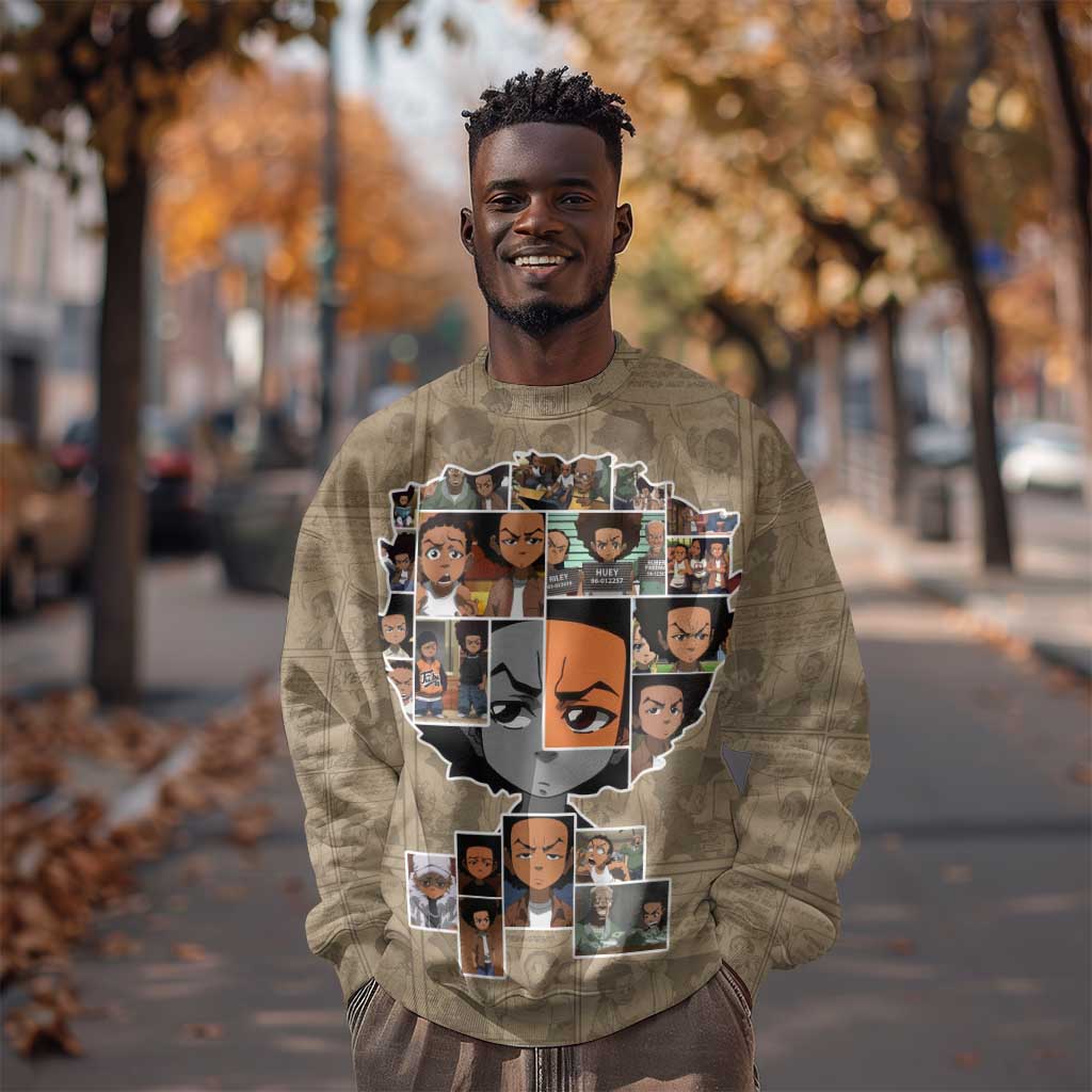 Honoring Huey Freeman - African American Sweatshirt DT02