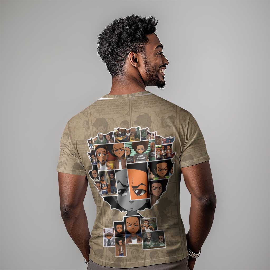 Honoring Huey Freeman - African American T shirt DT02