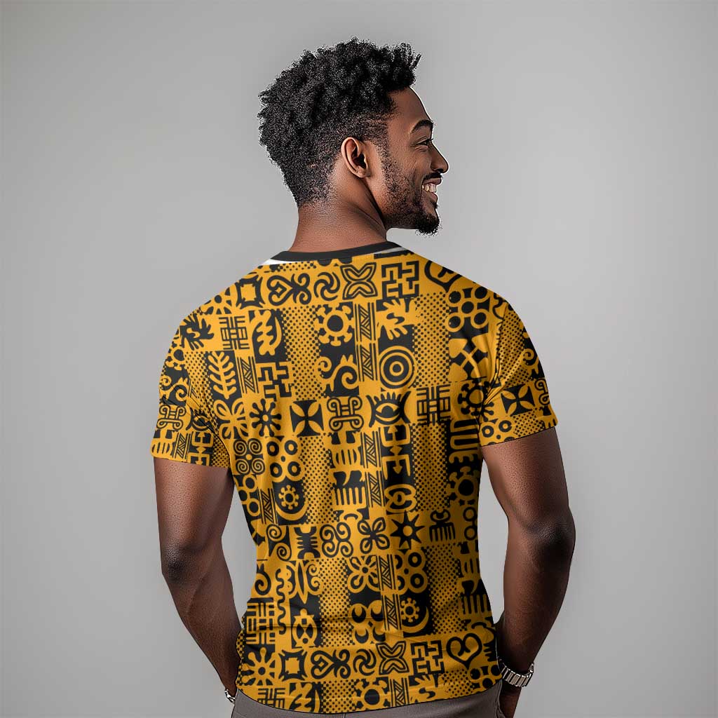 West African Yellow Art - Adinkra Culture T shirt DT02