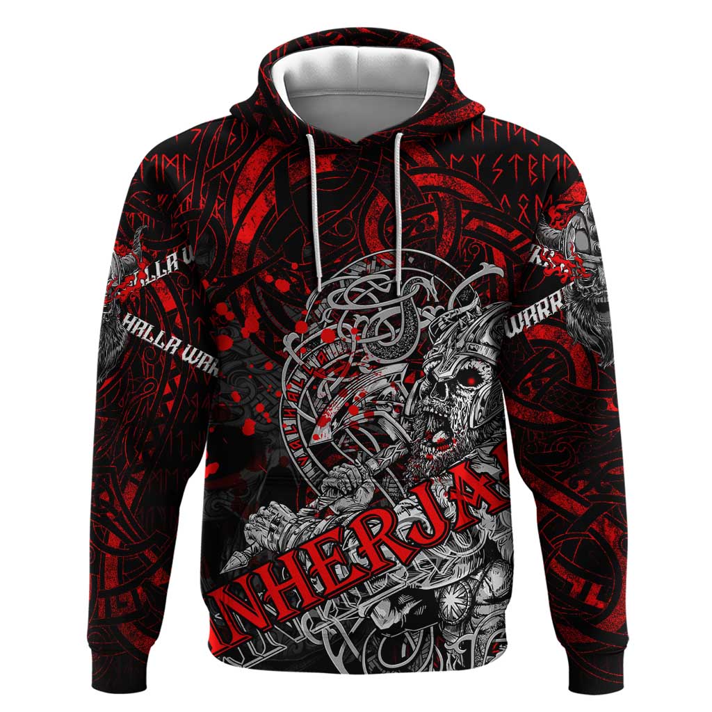 Einherjar Valhalla Hoodie Viking Warrior Rage Style DT02