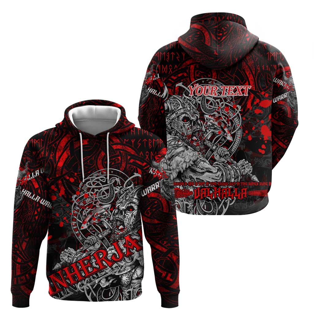 Einherjar Valhalla Hoodie Viking Warrior Rage Style DT02