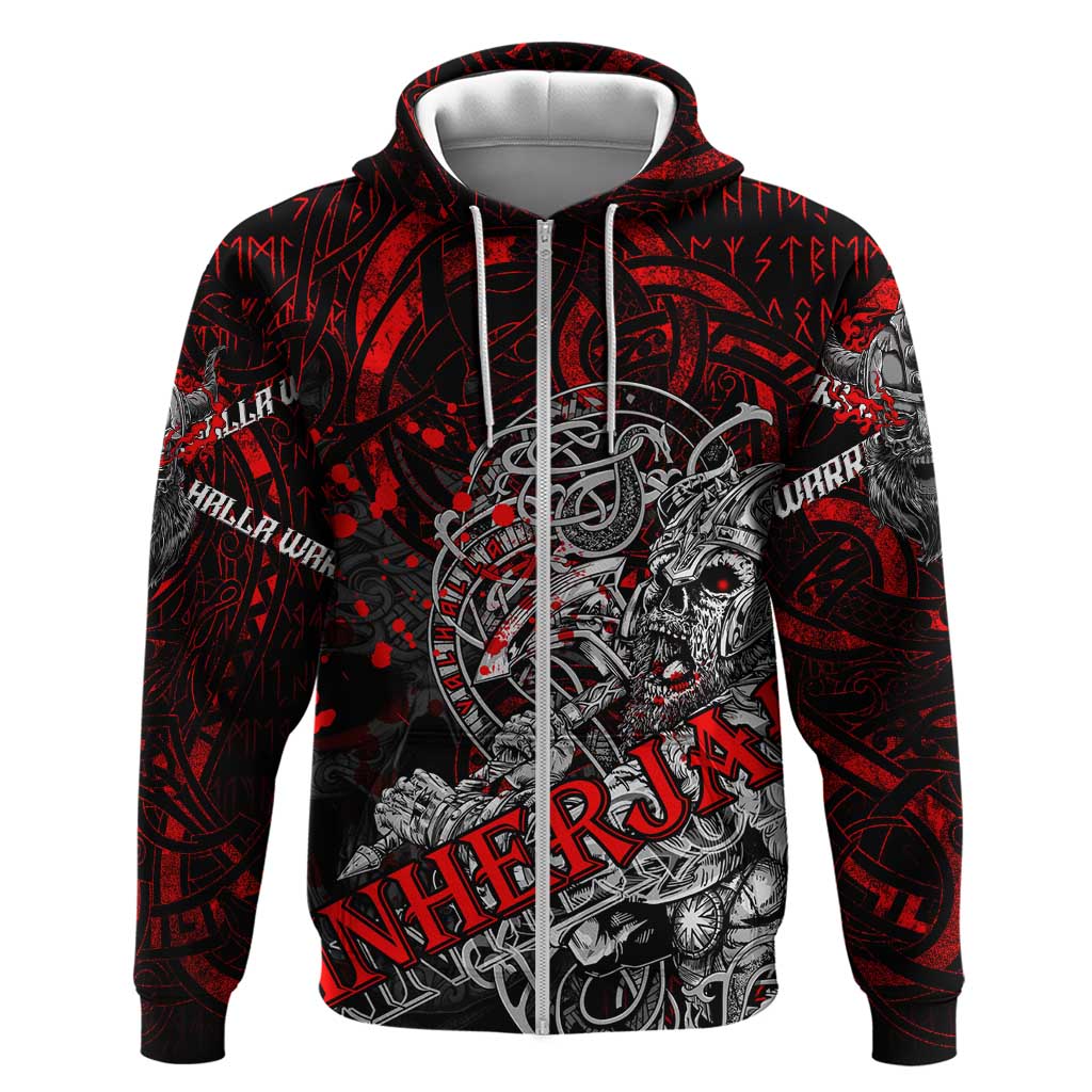 Einherjar Valhalla Hoodie Viking Warrior Rage Style DT02