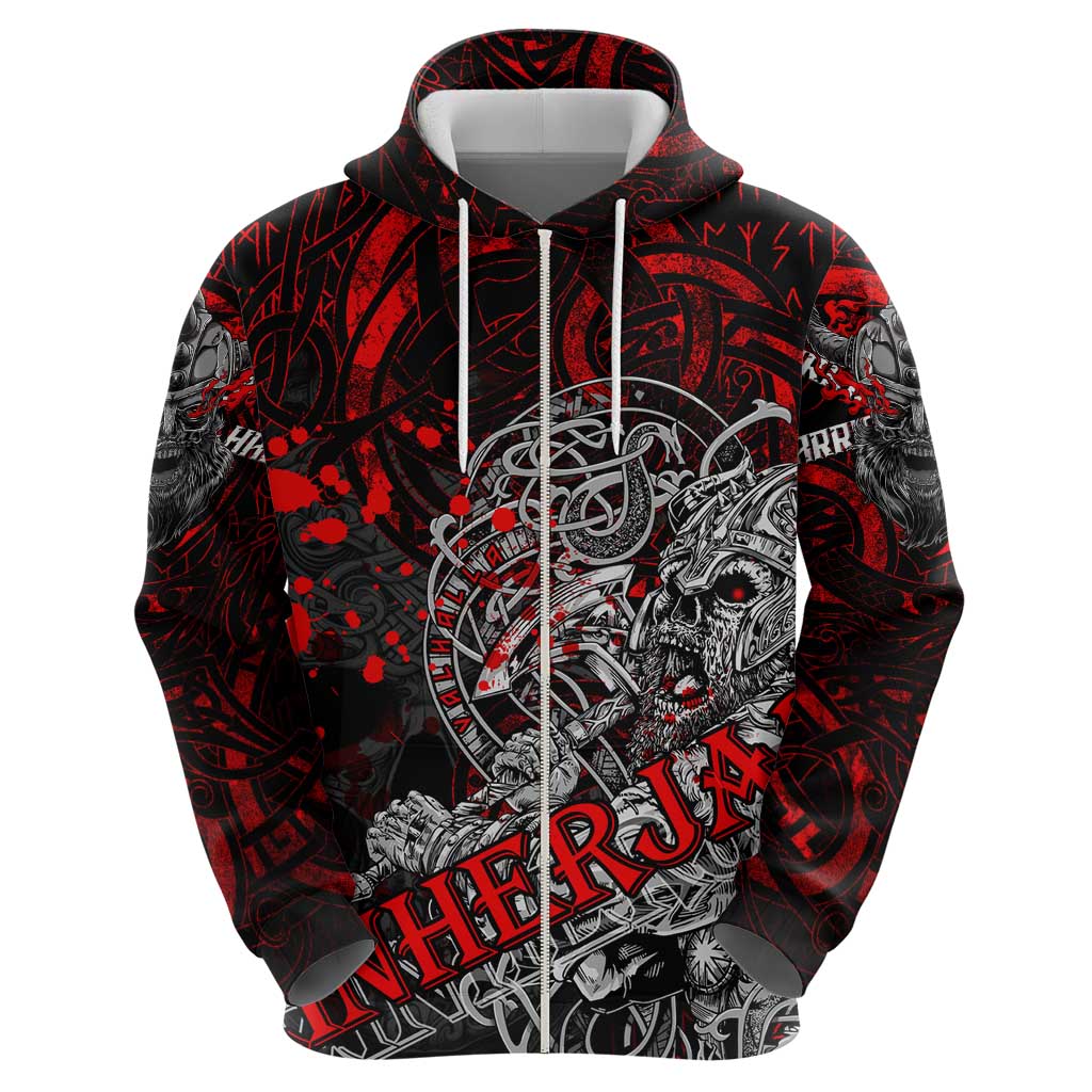 Einherjar Valhalla Hoodie Viking Warrior Rage Style DT02