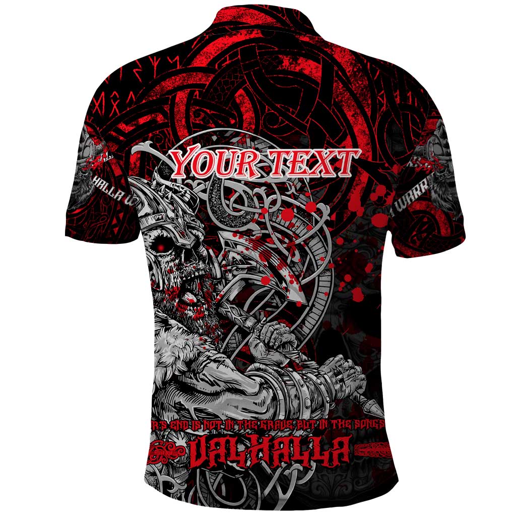 Einherjar Valhalla Polo Shirt Viking Warrior Rage Style DT02