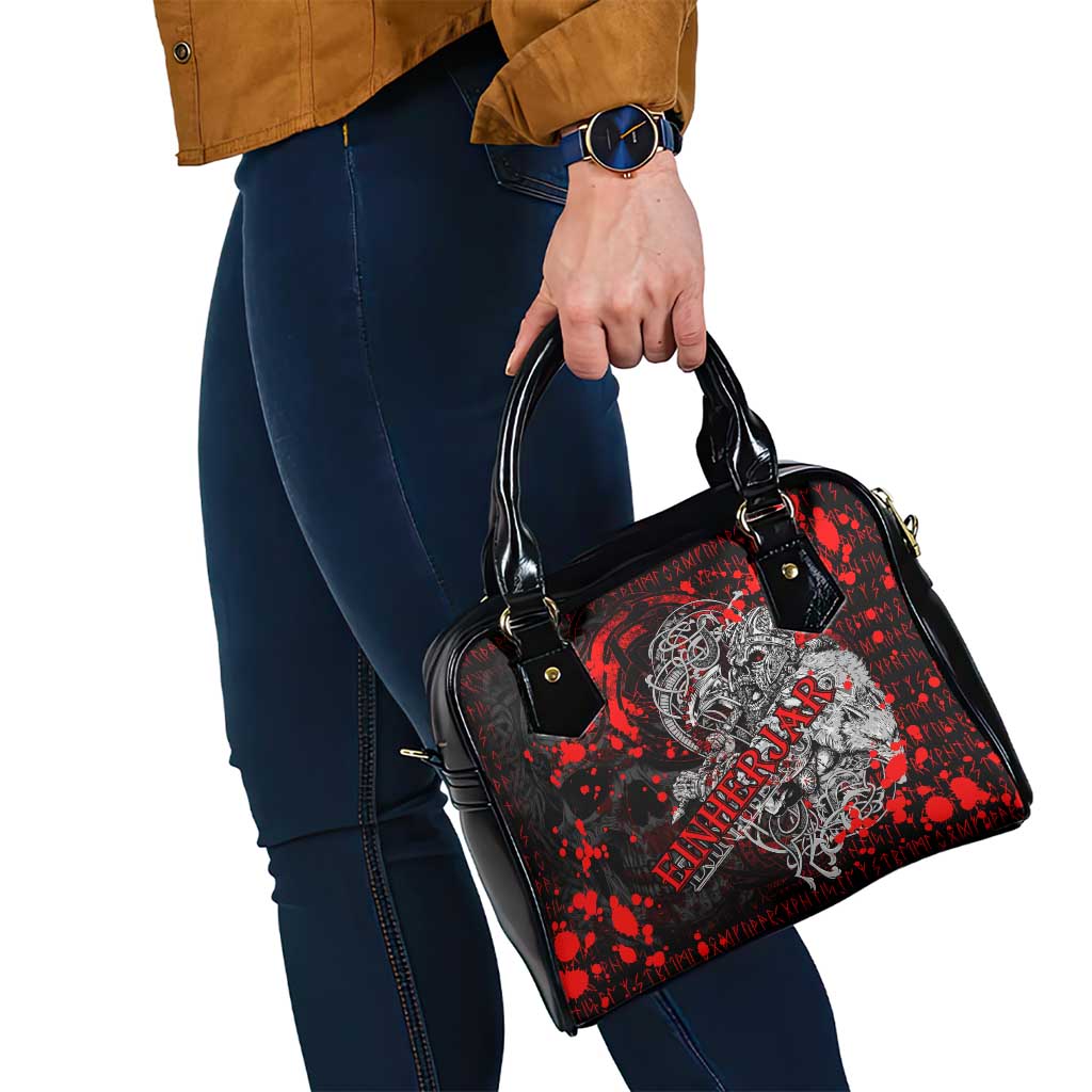 Einherjar Valhalla Shoulder Handbag Viking Warrior Rage Style DT02