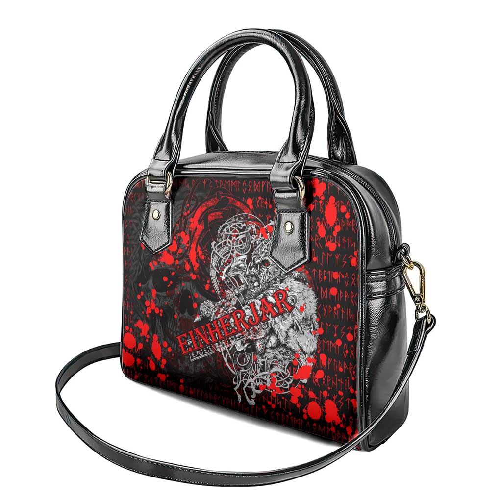 Einherjar Valhalla Shoulder Handbag Viking Warrior Rage Style DT02