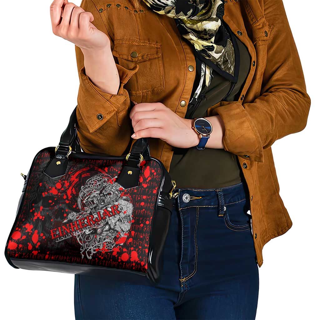 Einherjar Valhalla Shoulder Handbag Viking Warrior Rage Style DT02