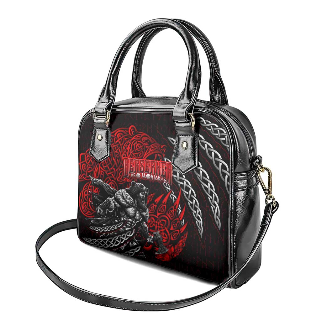 Berserker Bear Warrior Viking Shoulder Handbag Tribal Strength and Runic Blood DT02