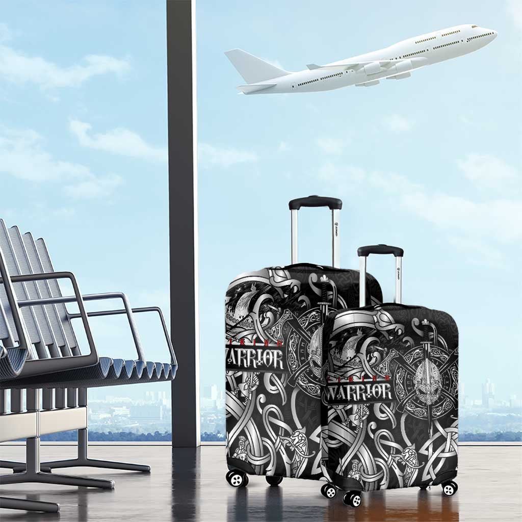 Viking Warrior Luggage Cover Tales Entwined in Nordic Knotwork DT02