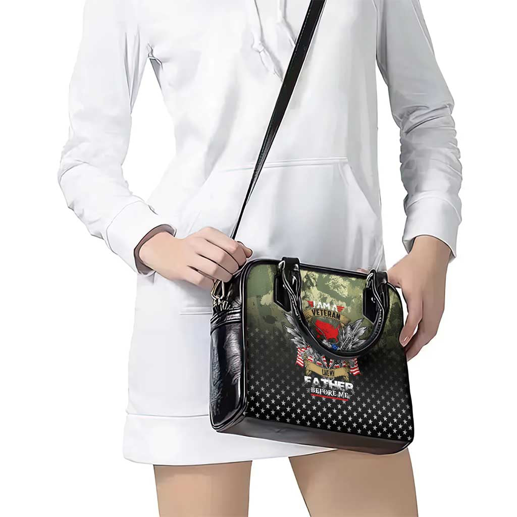 Veteran Dad Shoulder Handbag I Am a Veteran Like My Father Before Me DT02