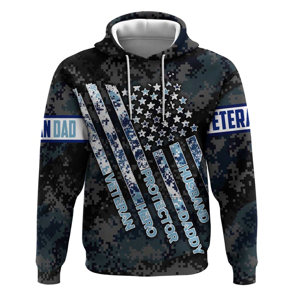 Veteran Hero Protector Husband Daddy Hoodie Veteran Fathers Day DT02