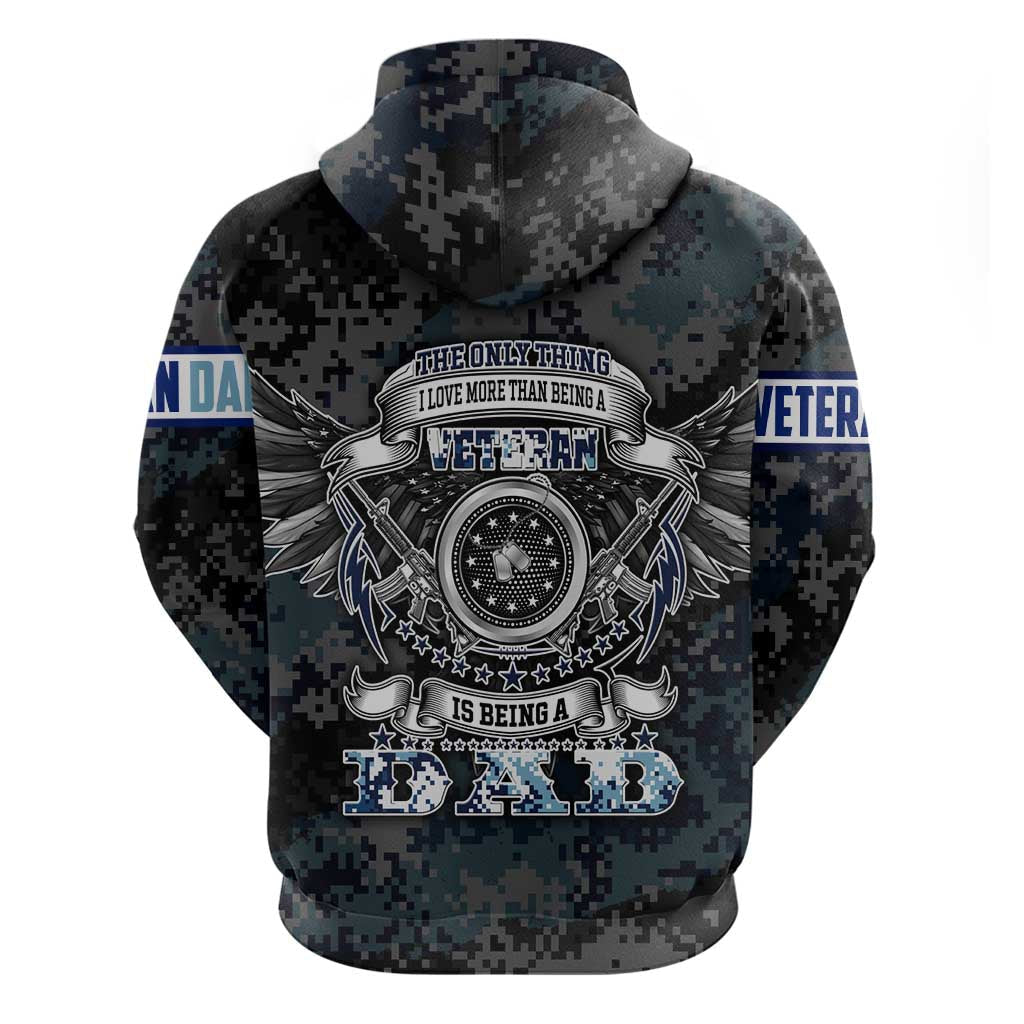 Veteran Hero Protector Husband Daddy Hoodie Veteran Fathers Day DT02