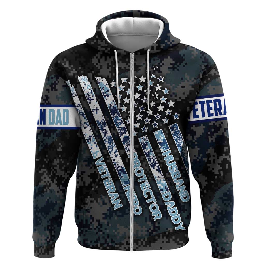 Veteran Hero Protector Husband Daddy Hoodie Veteran Fathers Day DT02