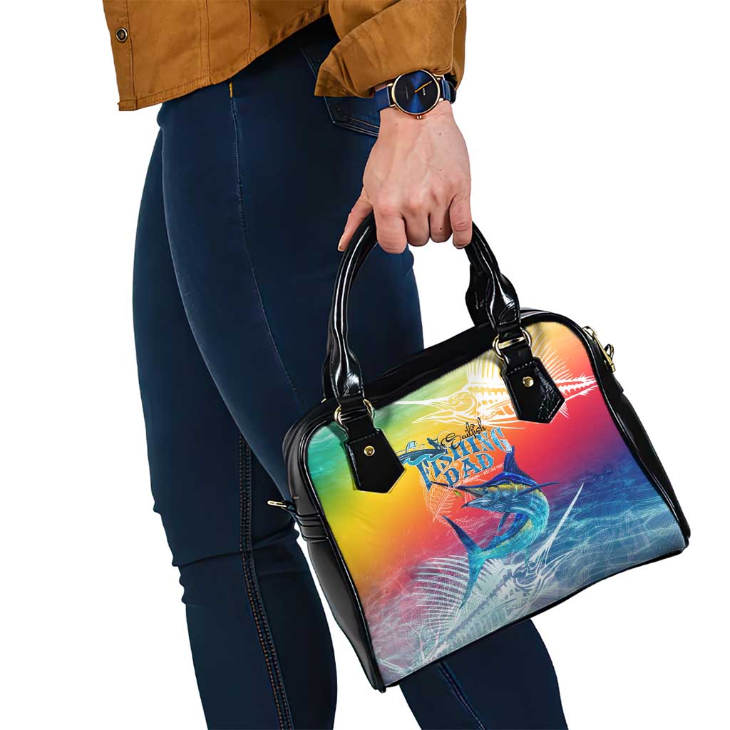 Fishing Dad Shoulder Handbag Fast Sharp and Strong Like a Sailfish DT02